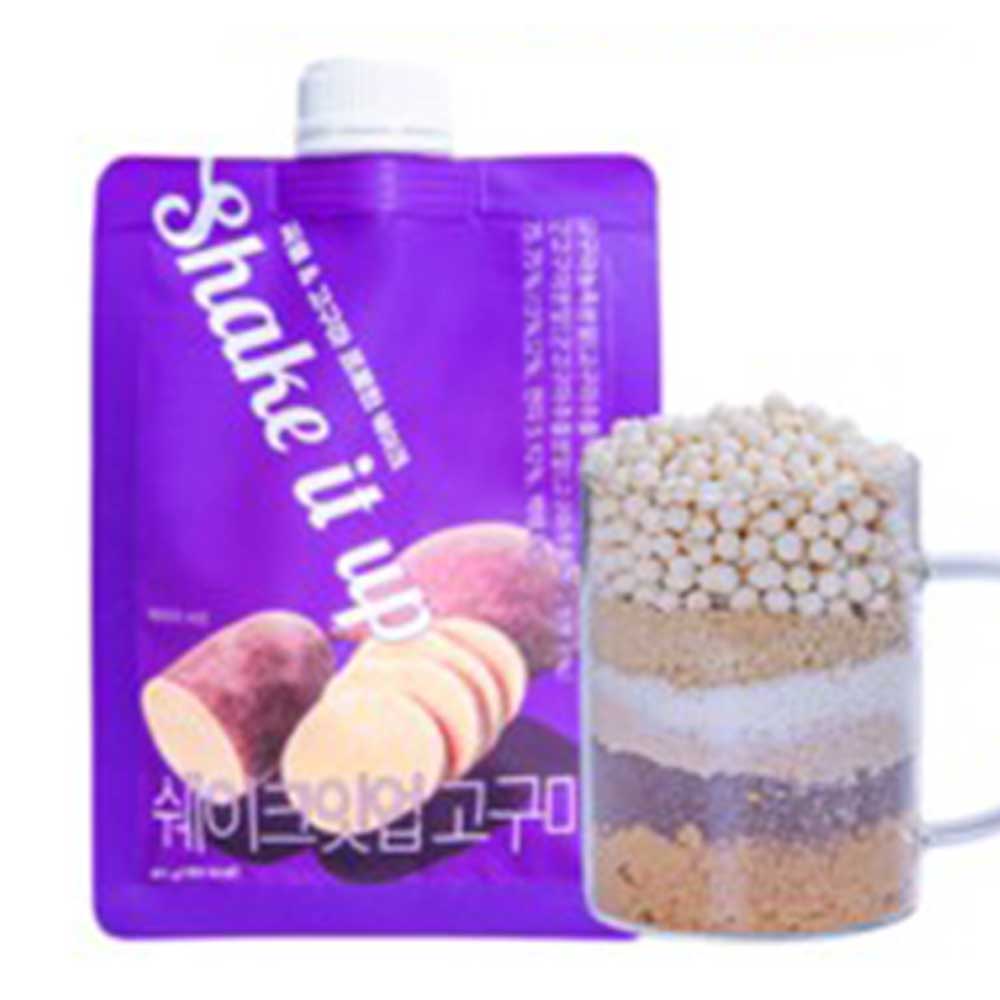 쉐이크잇업 단백질 프로틴 쉐이크 45g 곡물 고구마 흑임자 맛 4+4 8개입